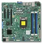 Emaplaat SuperMicro X10SLM-F - Motherboard - Mikro-ATX - LGA1150 Socket - C224 - USB3.0 - 2 x Gigabit LAN - Onboard-Grafik (MBD-X10SLM-F-O)
