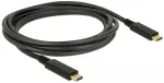 DELOCK - USB-Kabel - USB Type C zu USB Typ C - USB 3,1 - 2,0m - Schwarz (83668)