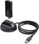 V&otilde;rgukaart StarTech.com Wi-Fi 6E USB Adapter/Dongle, For Desktop/Laptop PC, Wireless NIC w/Foldable Antenna, WiFi Adapter Supports 802.11 b/g/n/ac/ax, 2.4/5/6 GHz Network Compatible