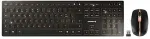 Klaviatuur CHERRY ja hiir CHERRY DW 9100 SLIM RF traadita klaviatuur + Bluetooth QWERTZ Swiss Black