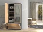 TOP E SHOP Topeshop SZAFA MALWA AN/AR L bedroom wardrobe/closet 5 shelves 2 door(s)