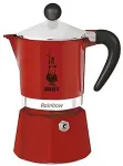 BIALETTI Rainbow Kaffeemaschine Rot