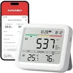 No name SwitchBot Meter Pro (CO2 Monitor) White LCD Battery
