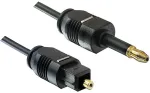 PREMIUMCORD 3.5mm mini Toslink, OD: 2.2mm, 2m