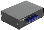 DELOCK Umschalter Audio / Video 4 Port manuell bidirektional