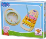 Simba-Dickie Eichhorn Peppa Pig Wooden Music Set Musical Instrument (2 Pieces)