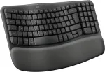 Klaviatuur Logitech WAVE KEYSERGONOMIC KB GRAPHITE NLB 2.4GHZ/BT CENTRAL-419 UNIV.