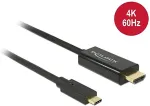 DELOCK USB Kabel C -> HDMI-A 4K 60Hz St/St 3.00m sw