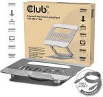 Club 3D Club3D Laptopst&auml;nder mit USB-C HUB 100W 360&deg; 4K60Hz