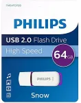 M&auml;lukaart PHILIPS USB 2.0 64GB Snow Edition Magic Purple