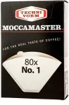 Moccamaster Paper coffee filters Nr 1 disposable 80 pc(s)