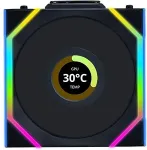 Lian LI 120mm UNI FAN SL Wireless LCD 120 ARGB Reverse Blade 3-pack
