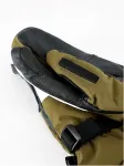 Viking Rękawice freeride'owe dla dorosłych Norvik Pro Lobster khaki z białą sk&oacute;rą 7