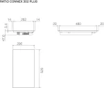 Pliidiplaat Elica RATIO CONNEX 302 PLUS BL, PRF0199850