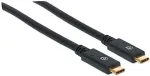 Manhattan USB 3.1 Gen1 Kabel C-Stecker/C-Stecker 2m schwarz