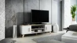 Cama MEBLE Cama TV stand LOTTA 160 2D2K white/sonoma