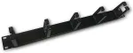 DATACOM 19" binding panel 1U 5x hard plastic eye 3x6cm