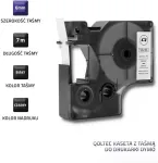 QOLTEC Tape for DYMO D1 43613 6mm x 7m