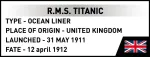 Cobi Klocki Blocks R.M.S. Titanic 848 pcs.