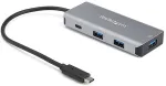 StarTech.com 4 Port USB C Hub w/ 3x USB A & 1x USB C - SuperSpeed 10Gbps USB Type-C 3.2 Gen 2 Hub - USB Bus Powered - Compact USB-C to USB Adapter Hub - Portable/Laptop Hub - Aluminum - TAA