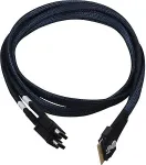 MICROCHIP Adaptec kaabel SFF8654->SFF8612 2x Oculink x4 sisemine 0.8m