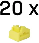 Lindy RJ45 Port Schl&ouml;sser GELB, 20 St&uuml;ck