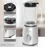 Proficook 501207 mixer Stand mixer 1200 W Stainless steel