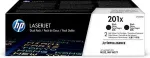 Tooner Hp 201X print cartridge black large,CF400XD -2 pack