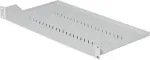 Triton 19" shelf A1 with perforation 450mm, max. 40kg black