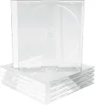 Toorikud MEDIARANGE CD-Leerh&uuml;lle f&uuml;r 1 Dics 10.4mm transparentes Tray