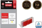 Tooner Activejet ACC-571YNX Ink (replacement for Canon CLI-571XLY; Supreme; 12 ml; yellow)