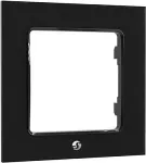 Shelly Wall Frame 1, Cover (black, for Wall Switch)