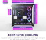 Korpus Nzxt PC Case H9 Flow RGB+ Midi Tower window black