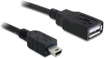 DELOCK USB Kabel A -> Mini-B Bu/St 0.50m sw