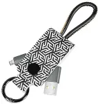 Logilink USB 2.0-Kabel, USB-A zu Micro-USB Schl&uuml;sselr. 0,22m