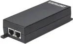 Intellinet Gigabit High-Power PoE+ Injector,1 x 30 W Port, IEEE 802.3at/af Compliant, Plastic Housing