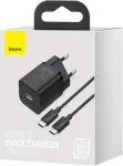 BASEUS TZCCSUP-L01 mobile device charger Smartphone Black AC, USB Fast charging Indoor