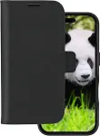 Dbramante 1928 dbramante1928 Lynge - Flip-Hlle fr Mobiltelefon - MagSafe-Kompatibilitt - genarbtes Leder - Schwarz - fr Apple iPhone 16 Pro