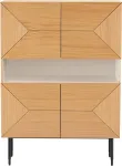 Home4you Kummut NATE 100x40xH140cm, tamm