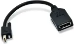 MATROX TripleHead2go upgrade - Display-Adapter - Mini-DisplayPort (M) - DisplayPort (W) - f&uuml;r Matrox M9138, M9148, M9188, Graphics eXpansion Module DualHead2Go, TripleHead2Go (CAB-MDP-DPF)