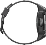 Spigen Kaitse&uuml;mbris kellarihmaga Rugged Armor Pro, Samsung Galaxy Watch6 Classic 47mm, must,
