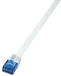 LOGILINK U/UTP Flach-Patchkabel, Kat. 6, 20,0 m, wei&szlig; ungeschirmt, 4 x 2 AWG 32, Belegung 1:1, Kupferader, - 1 St&uuml;ck (CF2111U)