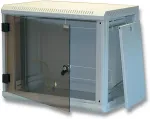 Triton Wall rack RUA 6U/400mm with side panel+glass door