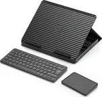 Klaviatuur Logitech Casa Pop-Up Desk - Tastatur- und Touchpad-Set - kabellos - Bluetooth LE - Classic Chic (920-011239)