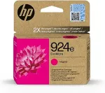Tooner Hp 924e EvoMore Magenta 800 sider Bl&aelig;k 4K0U8NE