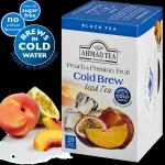 Ahmad Tee Peach & Passion Fruit Gold Brew Iced tea, must tee, 20 tk
