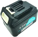 Extra Digital Power Tool Battery MAKITA 12V, 5Ah, BL1016, BL1021B, BL1040B, BL1041B, Li-ion