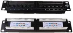 DATACOM Patch panel 10" UTP cat5e 12 ports