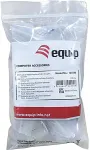 EQUIP Keystone-Koppler geschirmt Cat6 2xRJ45 8Stk sil