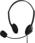 Streetz Headphones DELTACO with microphone, black / HL-21